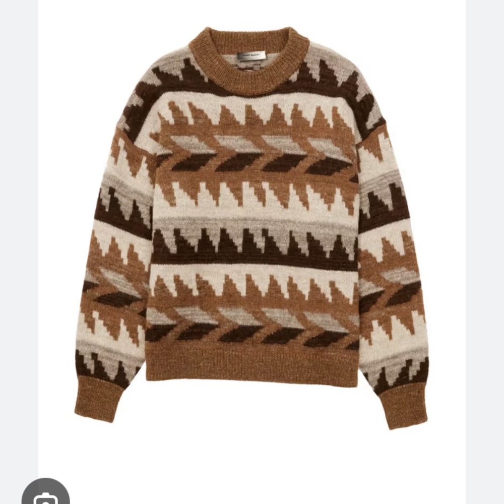 Isabel Marant Tan Alpaca Wool Sweater men’s XL
